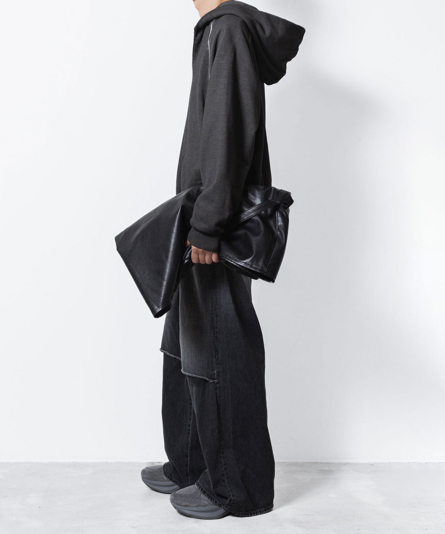 VEIN ヴェインのJUMBERCA TERRY COLD DYED SLIT HOODIE - GRAYの公式通販サイトsession福岡セレクトショップ