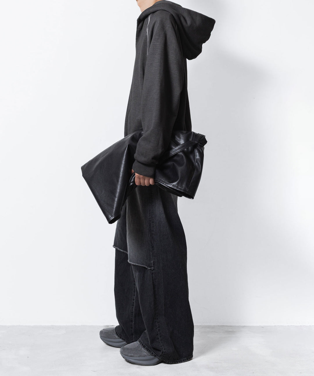 VEIN ヴェインのJUMBERCA TERRY COLD DYED SLIT HOODIE - GRAYの公式通販サイトsession福岡セレクトショップ