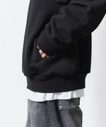 画像をギャラリービューアに読み込む, VEIN ヴェインのJUMBERCA TERRY SLIT HOODIE - BLACKの公式通販サイトsession福岡セレクトショップ
