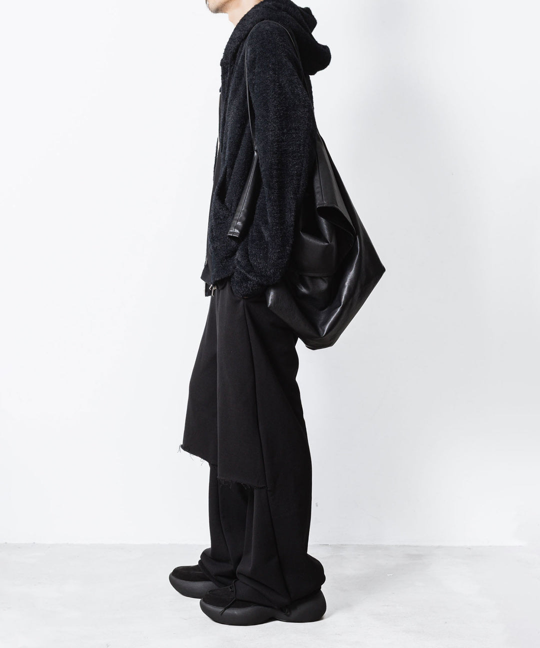 VEIN ヴェインのMALL YARN JERSEY ZIP UP HOODIE - BLACKの公式通販サイトsession福岡セレクトショップ