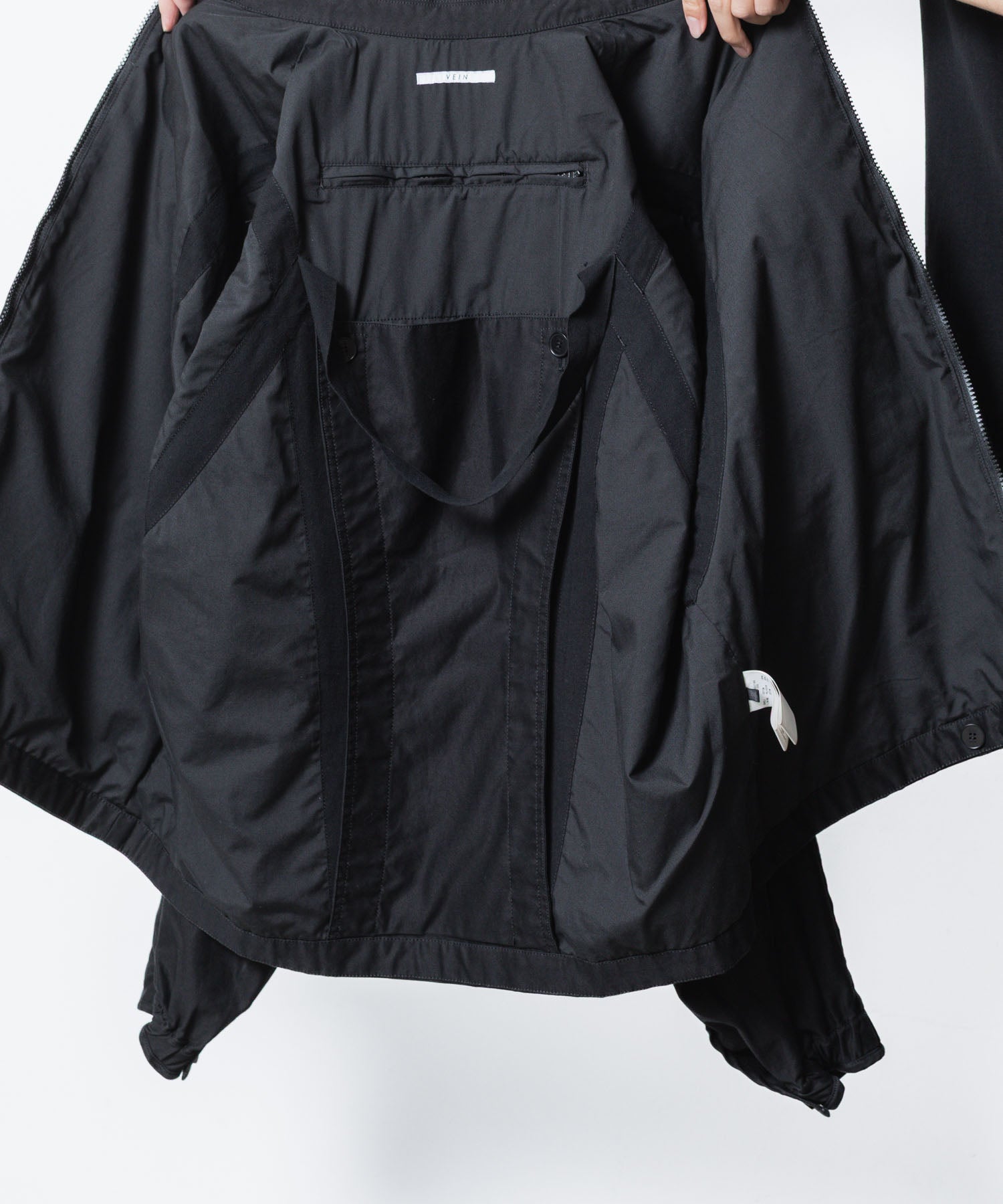 VEIN ヴェインのCOTTON MOLESKIN MILITARY JACKET - BLACKの公式通販サイトsession福岡セレクトショップ