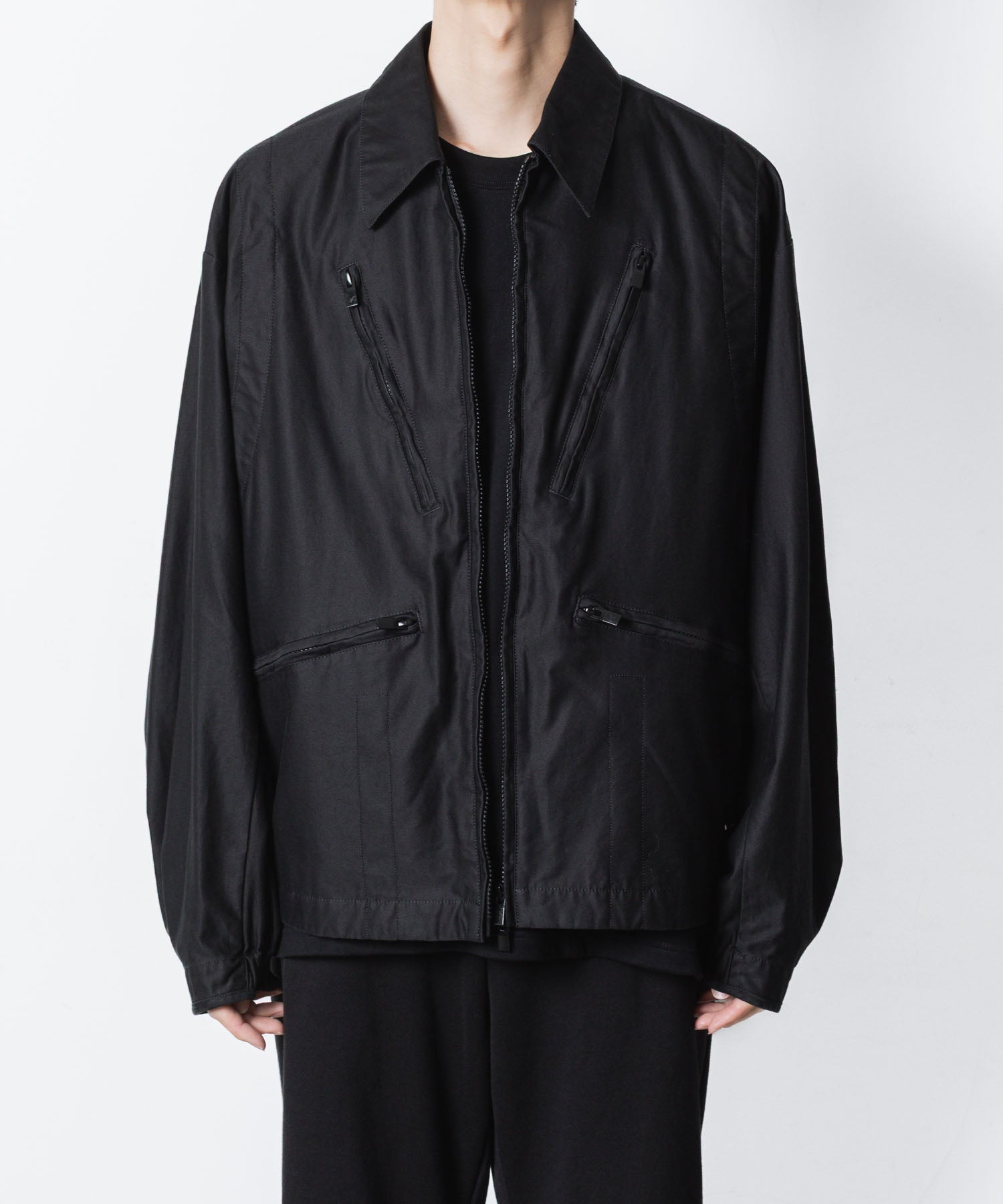 VEIN ヴェインのCOTTON MOLESKIN MILITARY JACKET - BLACKの公式通販サイトsession福岡セレクトショップ