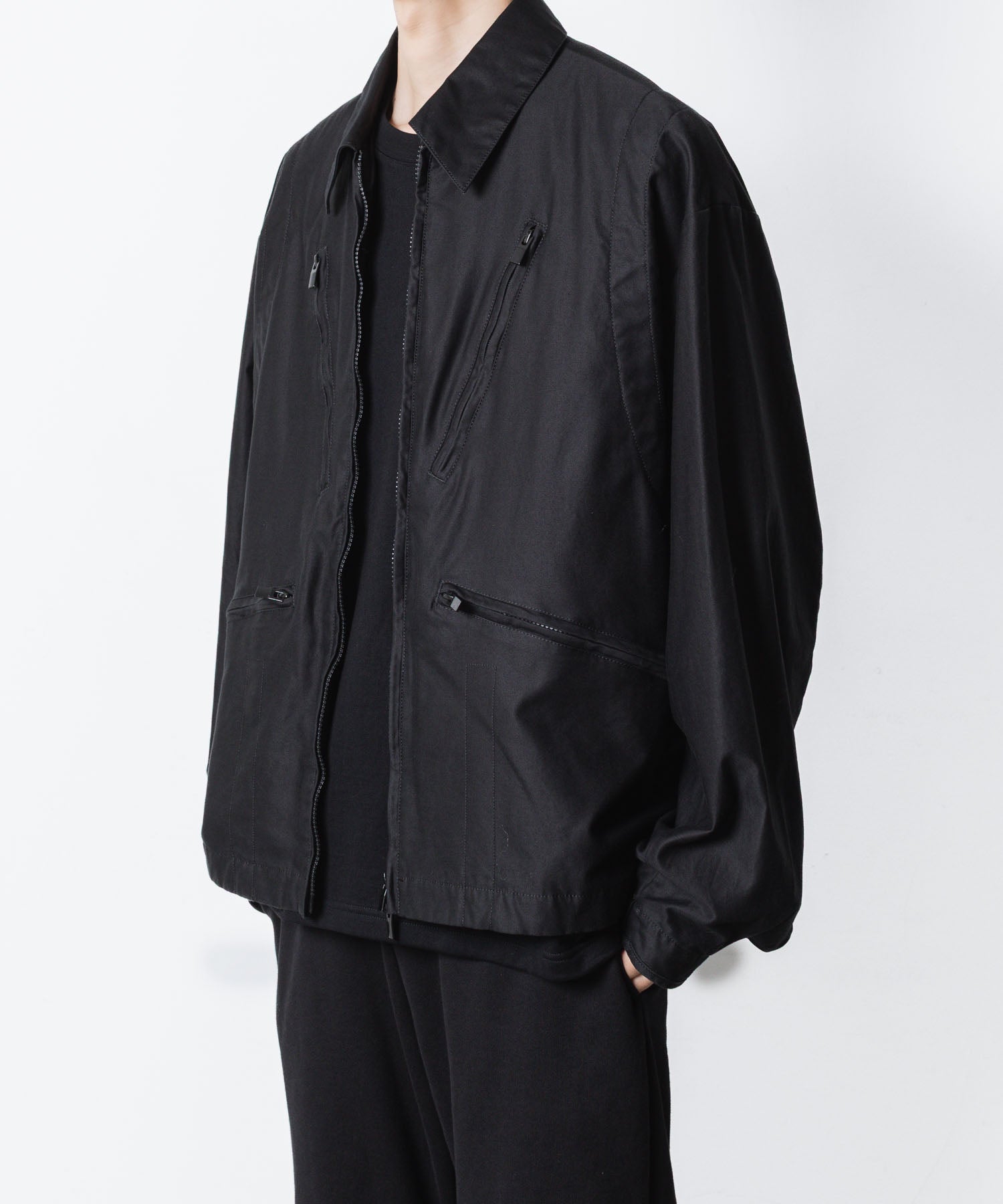VEIN ヴェインのCOTTON MOLESKIN MILITARY JACKET - BLACKの公式通販サイトsession福岡セレクトショップ