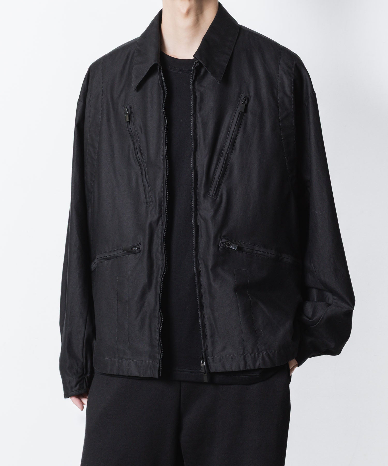 VEIN ヴェインのCOTTON MOLESKIN MILITARY JACKET - BLACKの公式通販サイトsession福岡セレクトショップ