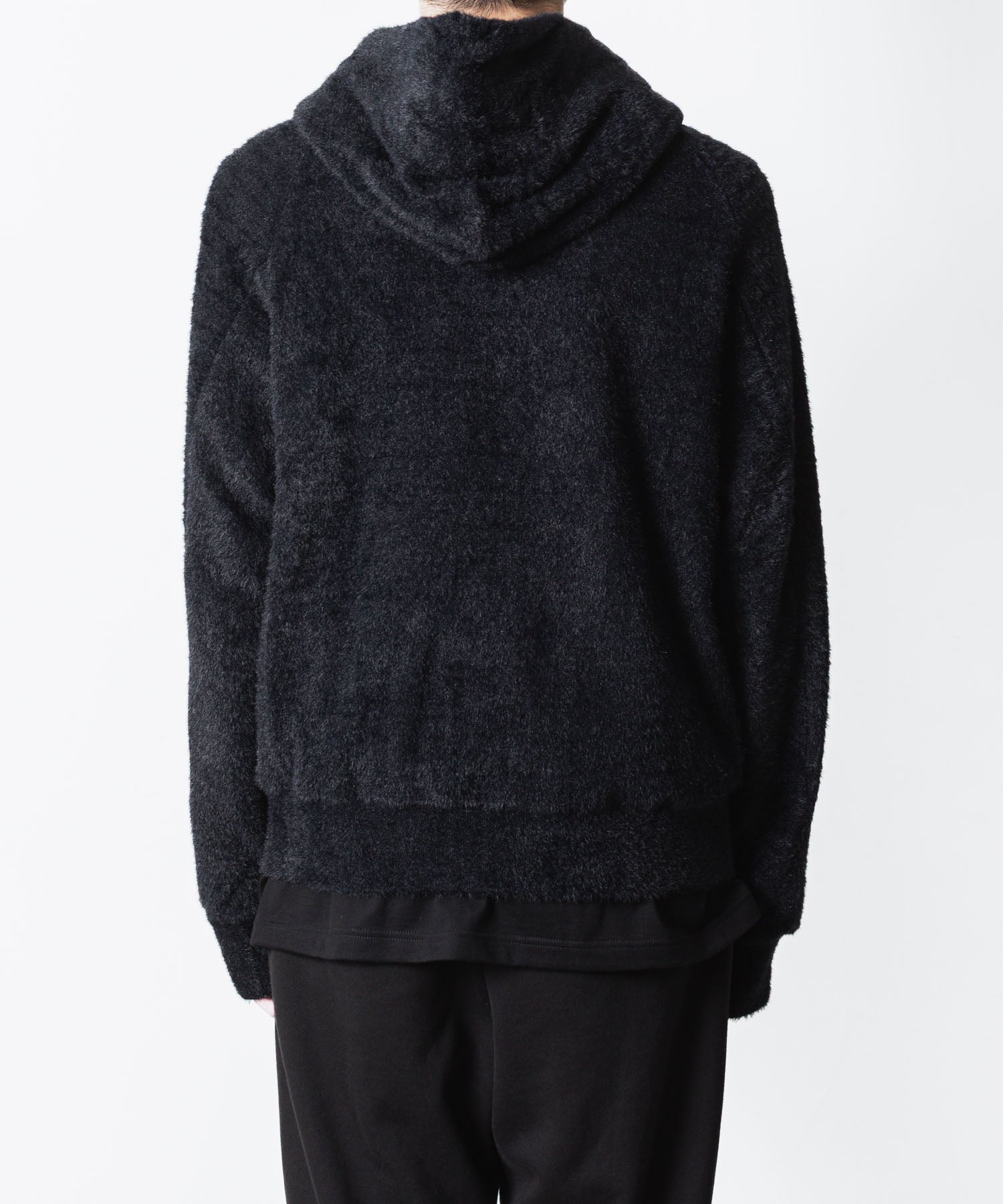 VEIN ヴェインのMALL YARN JERSEY ZIP UP HOODIE - BLACKの公式通販サイトsession福岡セレクトショップ