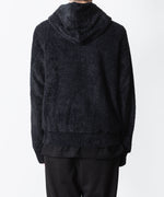 画像をギャラリービューアに読み込む, VEIN ヴェインのMALL YARN JERSEY ZIP UP HOODIE - BLACKの公式通販サイトsession福岡セレクトショップ
