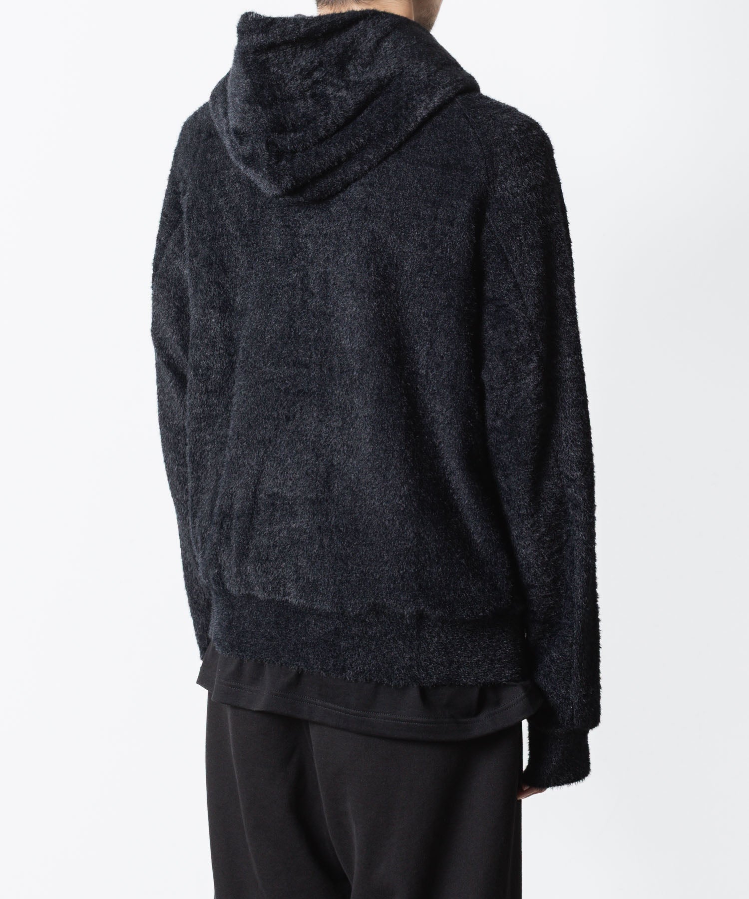 VEIN ヴェインのMALL YARN JERSEY ZIP UP HOODIE - BLACKの公式通販サイトsession福岡セレクトショップ