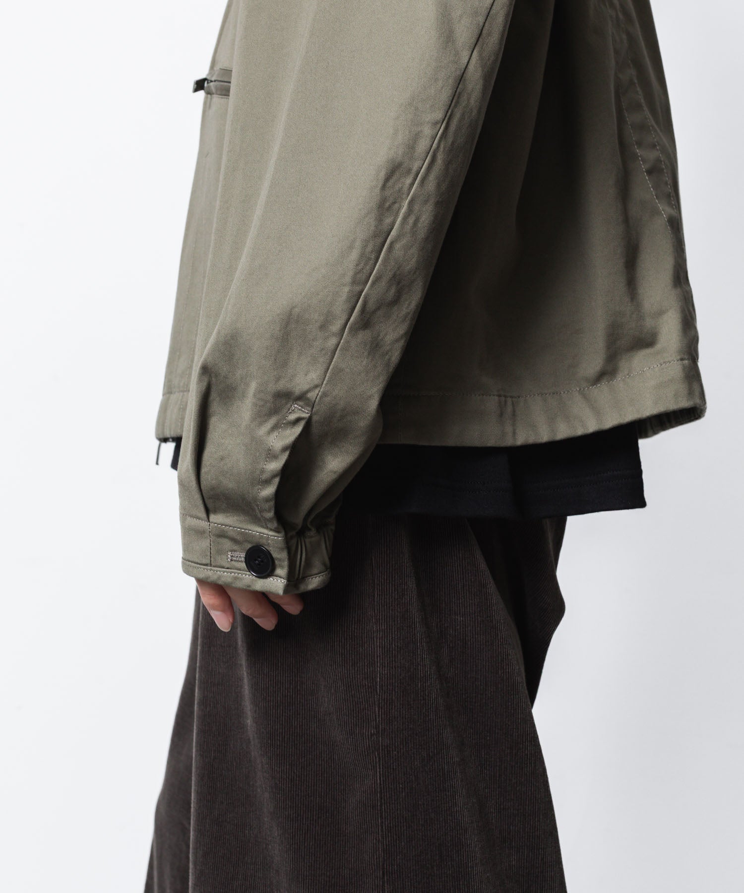 VEIN ヴェインのCOTTON MOLESKIN MILITARY JACKET - KHAKIの公式通販サイトsession福岡セレクトショップ