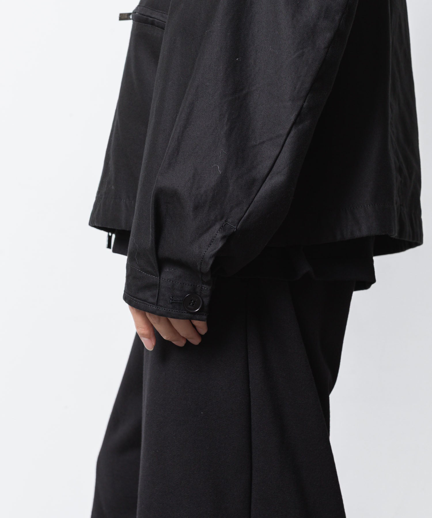 VEIN ヴェインのCOTTON MOLESKIN MILITARY JACKET - BLACKの公式通販サイトsession福岡セレクトショップ