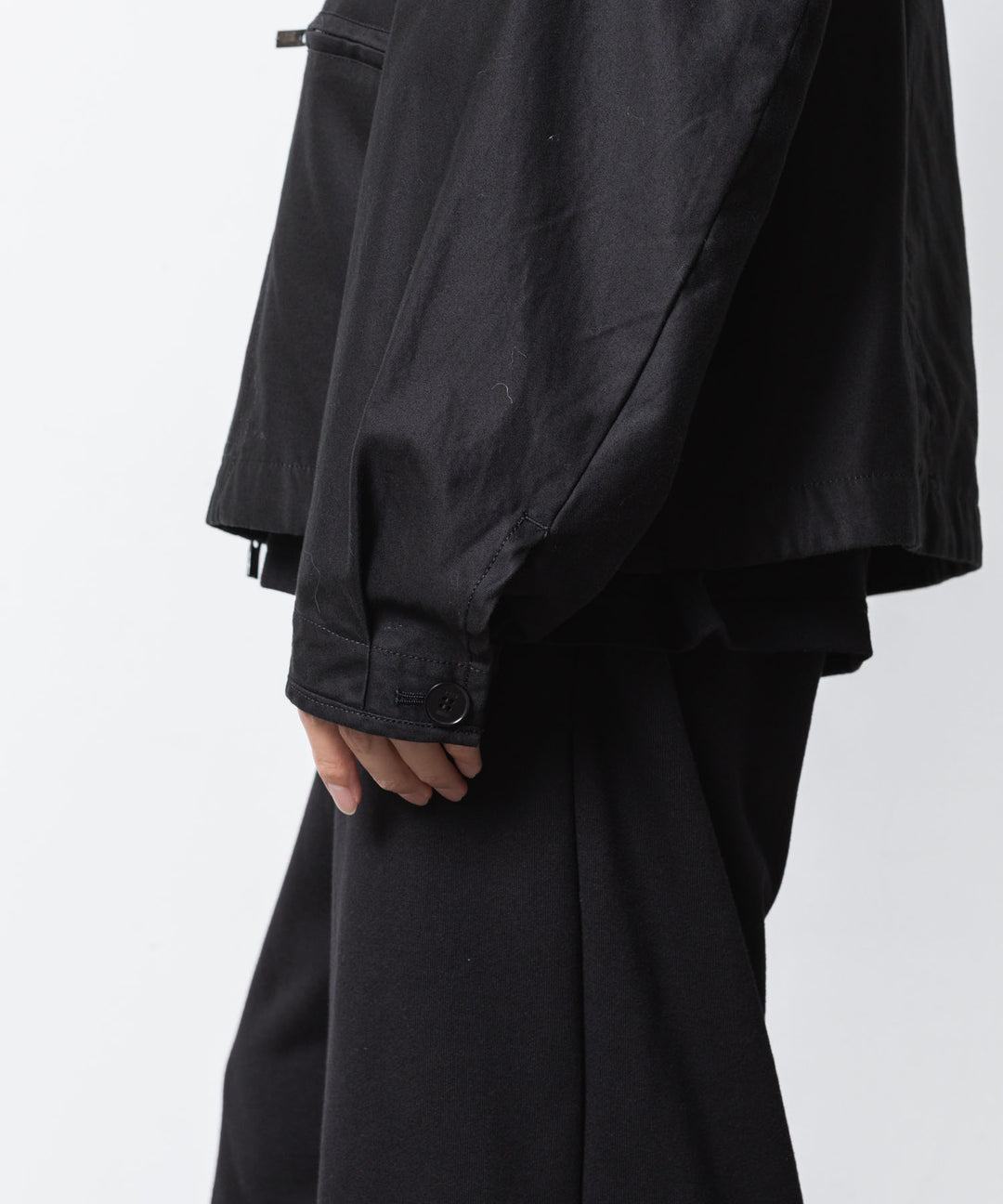 VEIN ヴェインのCOTTON MOLESKIN MILITARY JACKET - BLACKの公式通販サイトsession福岡セレクトショップ