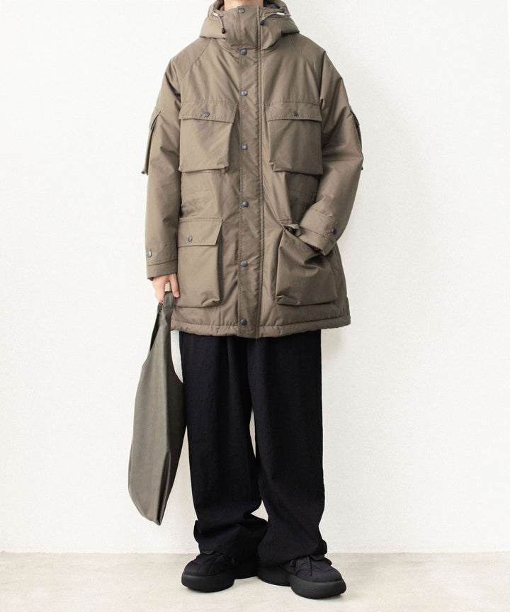 VEIN ヴェインのNY GROSGRAIN PADDED OVERCOAT - KHAKI GRAYの公式通販サイトsession福岡セレクトショップ