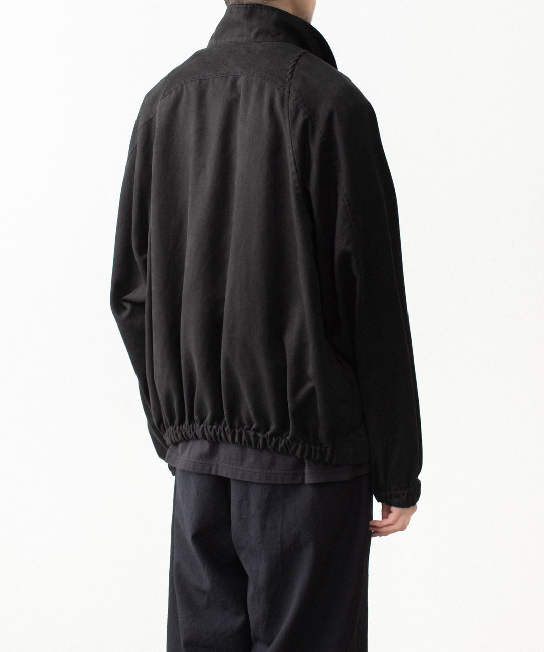 VEIN ヴェインのSYNTHETIC SUEDE TRACK JACKET - BLACKの公式通販サイトsession福岡セレクトショップ