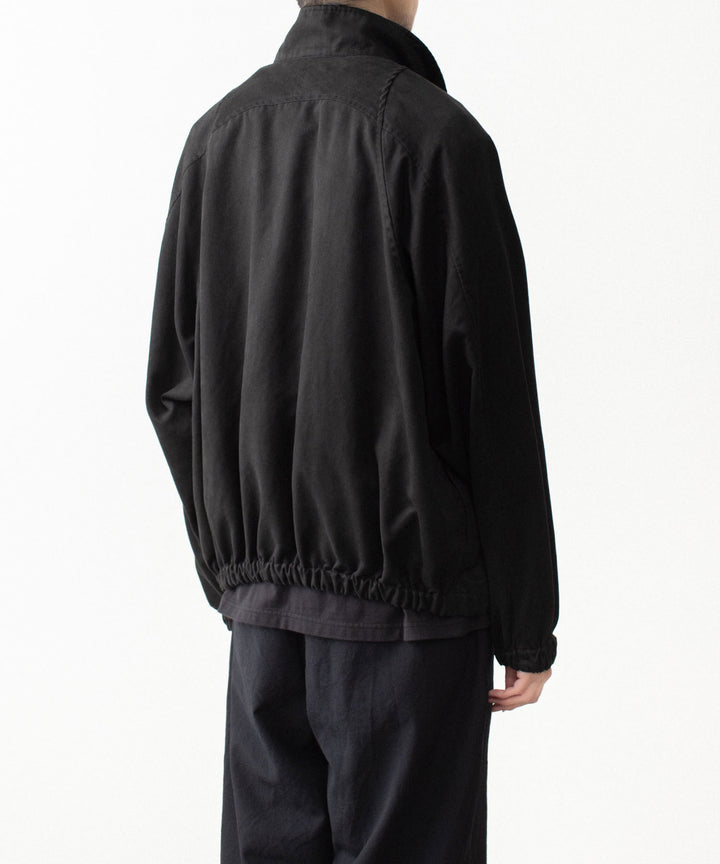 VEIN ヴェインのSYNTHETIC SUEDE TRACK JACKET - BLACKの公式通販サイトsession福岡セレクトショップ