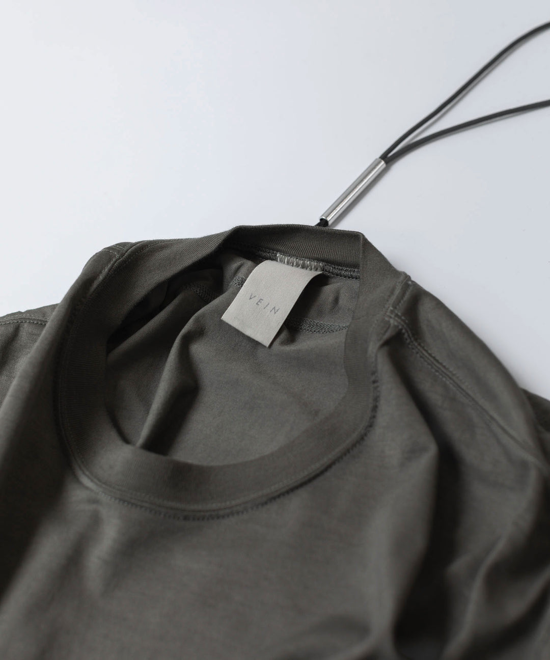VEIN ヴェインの100/3 SUEDE JERSEY DISTRESSED VESSEL S/S TEE - GRAYの公式通販サイトsession福岡セレクトショップ