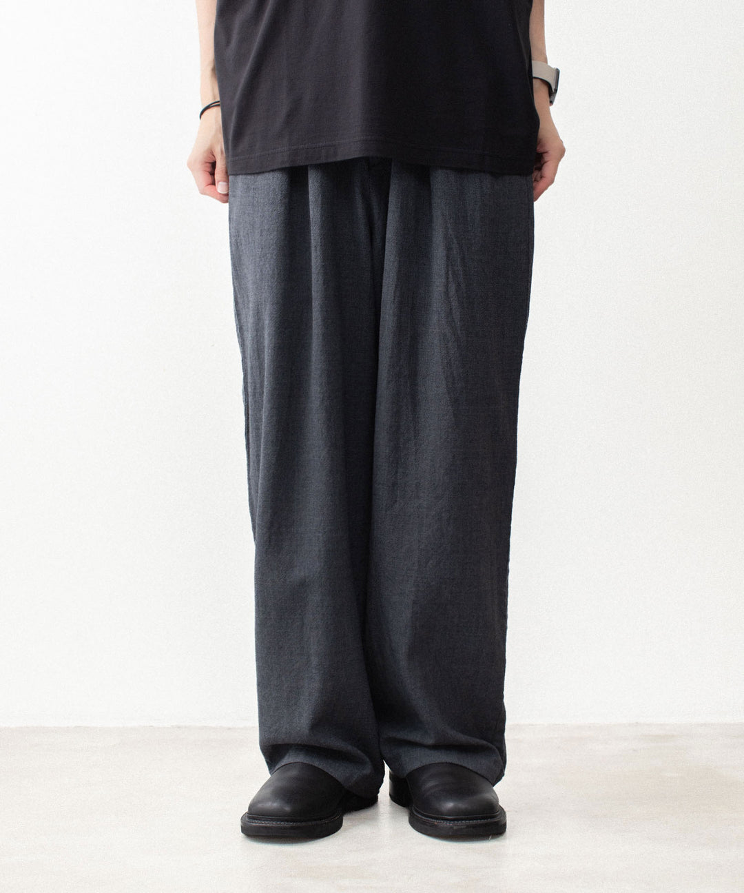 VEIN ヴェインのSHRINK WO CLOTH EASY TROUSERS - D.GRAYの公式通販サイトsession福岡セレクトショップ