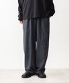 【 VEIN 】SHRINK WO CLOTH EASY TROUSERS - D.GRAY