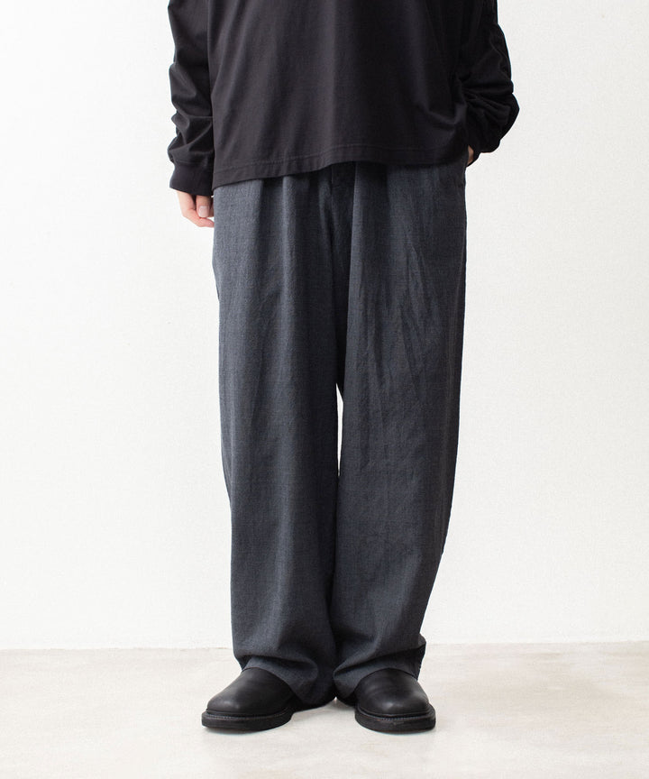 VEIN ヴェインのSHRINK WO CLOTH EASY TROUSERS - D.GRAYの公式通販サイトsession福岡セレクトショップ
