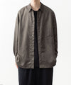 【 VEIN 】SYNTHETIC SUEDE L/S SHIRT - KHAKI