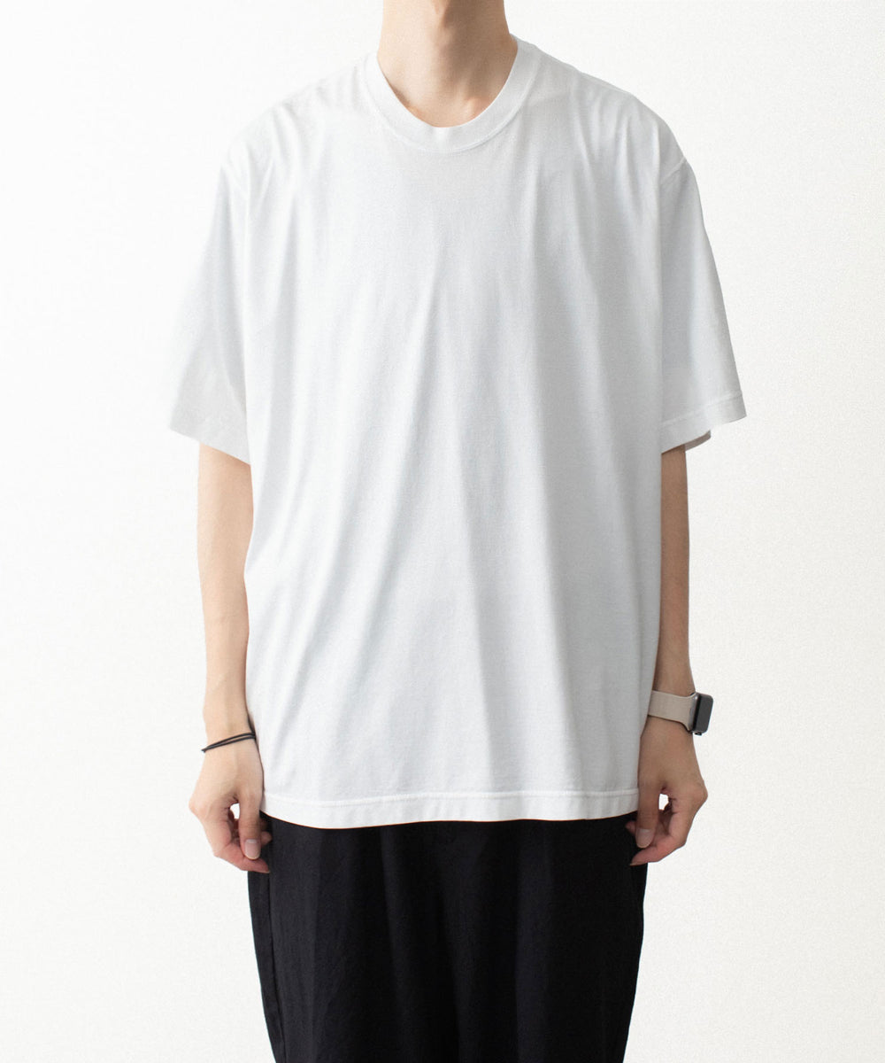 VEIN ヴェインの100/3 SUEDE JERSEY VESSEL S/S TEE - WHITEの公式通販サイトsession福岡セレクトショップ
