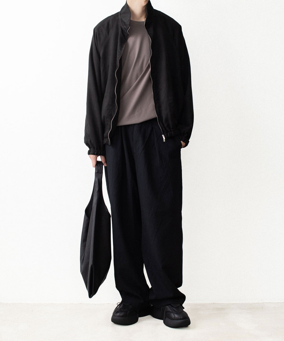 VEIN ヴェインの100/3 SUEDE JERSEY LAYERED L/S TEE - L.BROWNの公式通販サイトsession福岡セレクトショップ