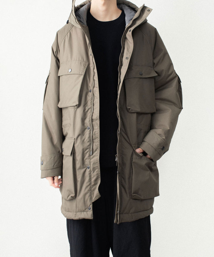 VEIN ヴェインのNY GROSGRAIN PADDED OVERCOAT - KHAKI GRAYの公式通販サイトsession福岡セレクトショップ