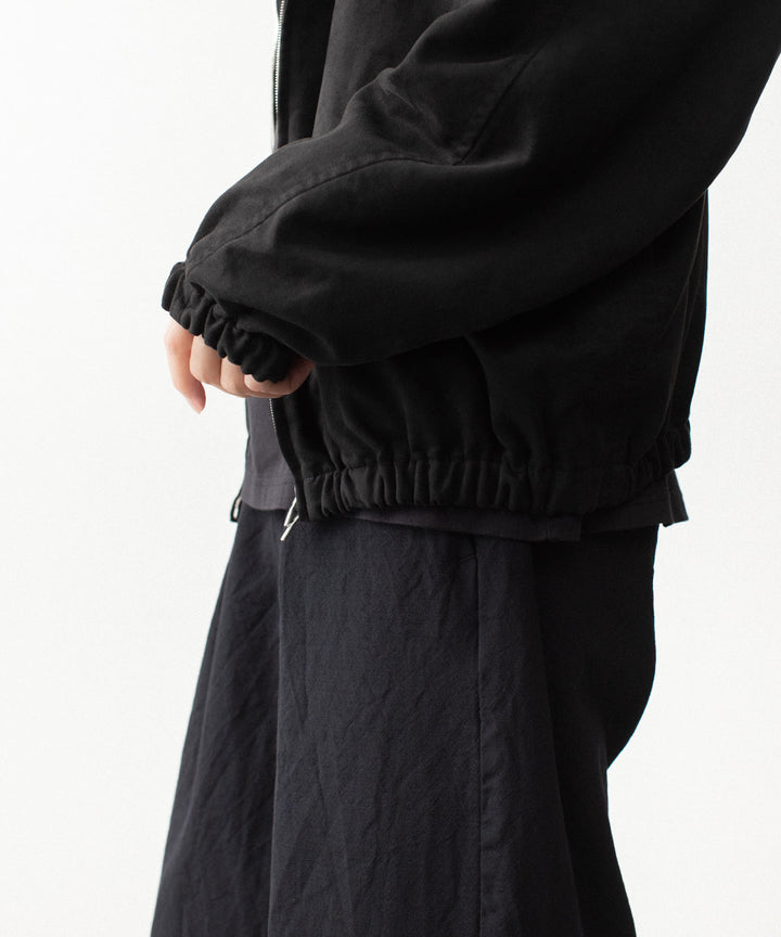 VEIN ヴェインのSYNTHETIC SUEDE TRACK JACKET - BLACKの公式通販サイトsession福岡セレクトショップ