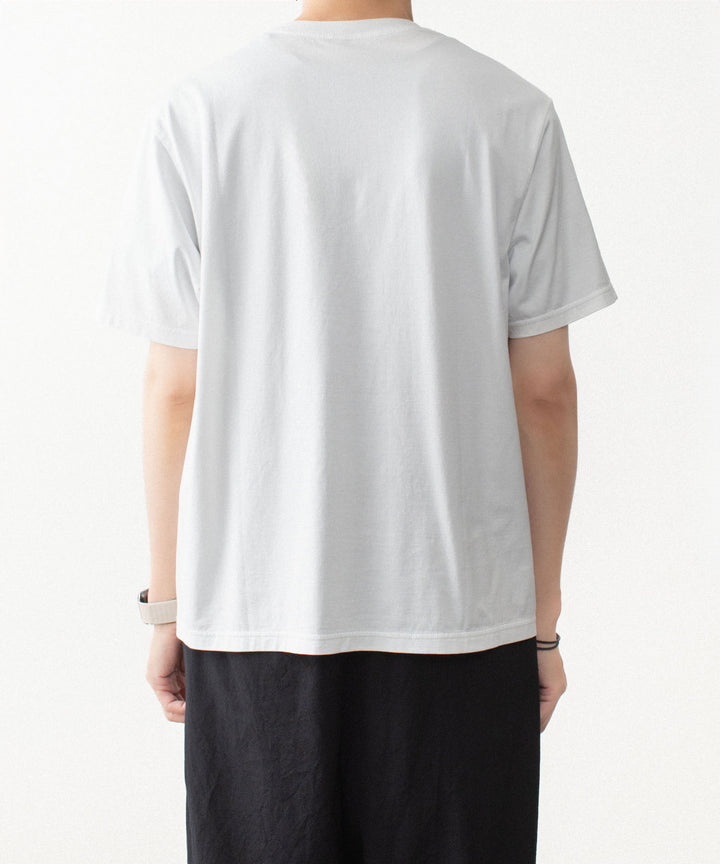 VEIN ヴェインの100/3 SUEDE JERSEY PIERCED S/S TEE - WHITEの公式通販サイトsession福岡セレクトショップ