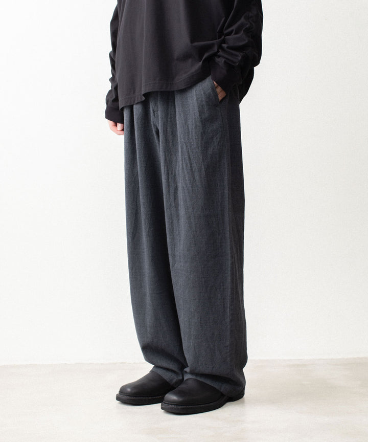 VEIN ヴェインのSHRINK WO CLOTH EASY TROUSERS - D.GRAYの公式通販サイトsession福岡セレクトショップ