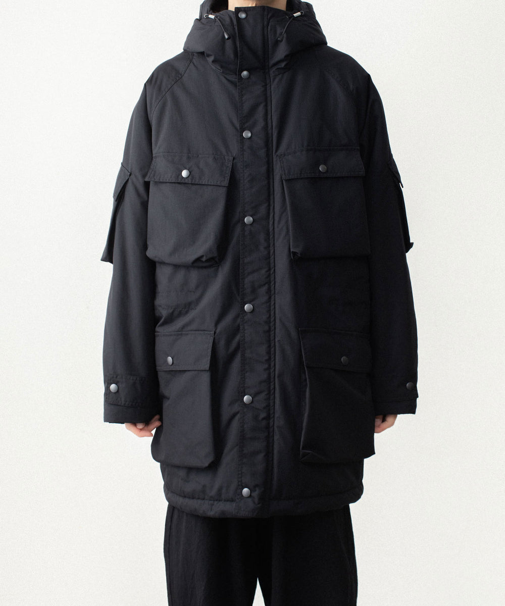 VEIN ヴェインのNY GROSGRAIN PADDED OVERCOAT - BLACKの公式通販サイトsession福岡セレクトショップ