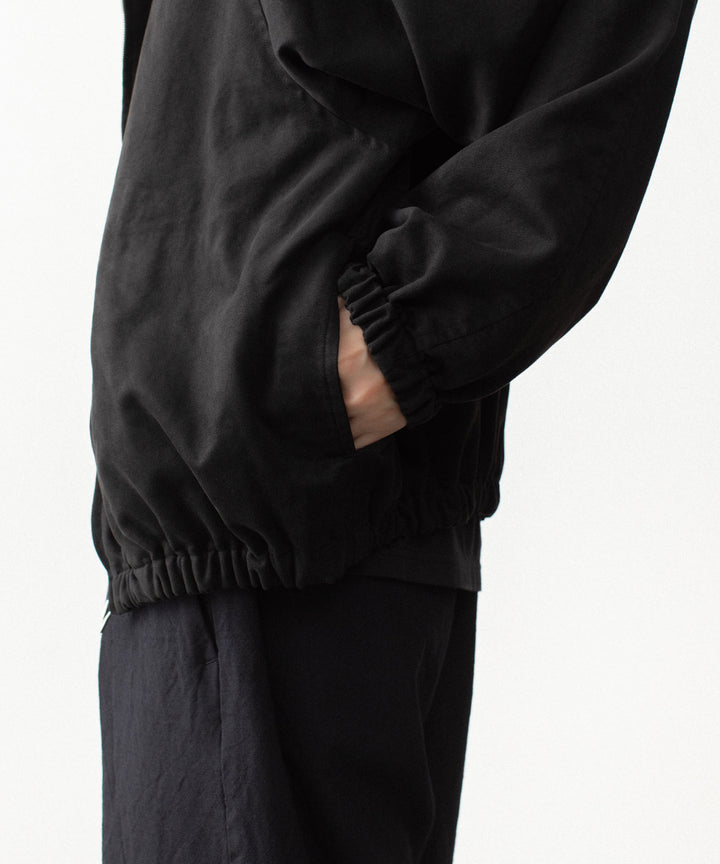 VEIN ヴェインのSYNTHETIC SUEDE TRACK JACKET - BLACKの公式通販サイトsession福岡セレクトショップ