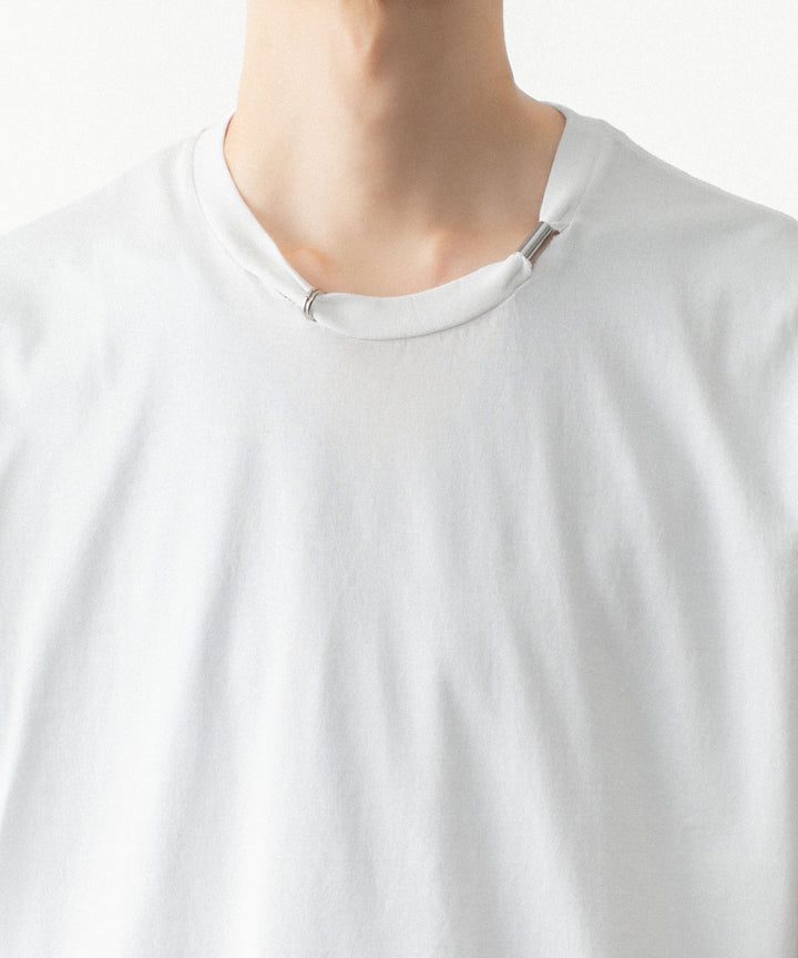 VEIN ヴェインの100/3 SUEDE JERSEY PIERCED S/S TEE - WHITEの公式通販サイトsession福岡セレクトショップ