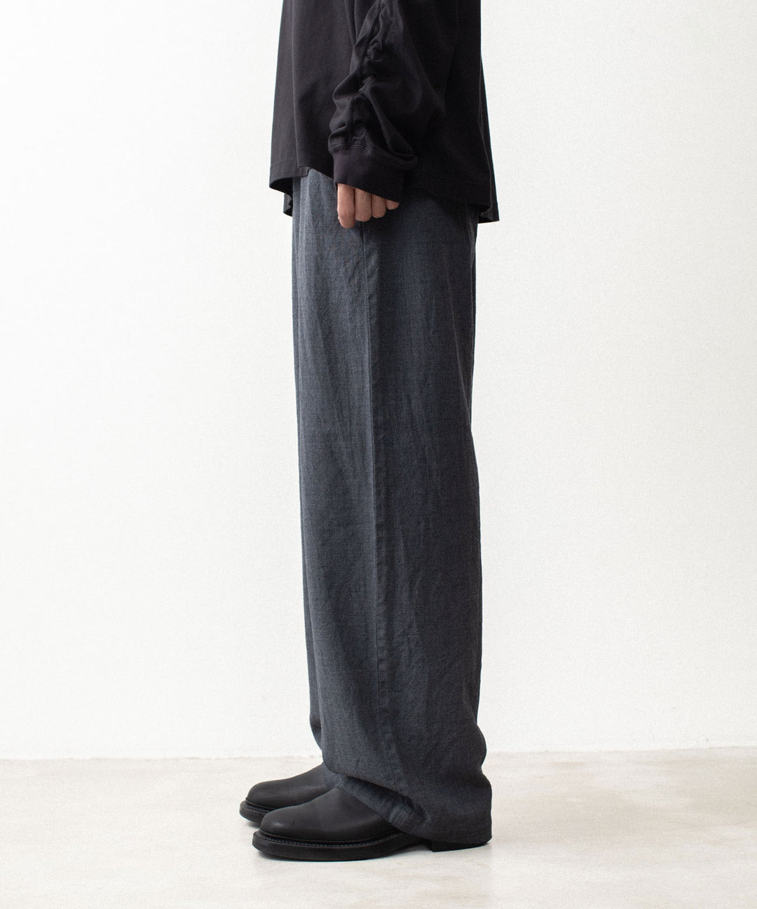 VEIN ヴェインのSHRINK WO CLOTH EASY TROUSERS - D.GRAYの公式通販サイトsession福岡セレクトショップ