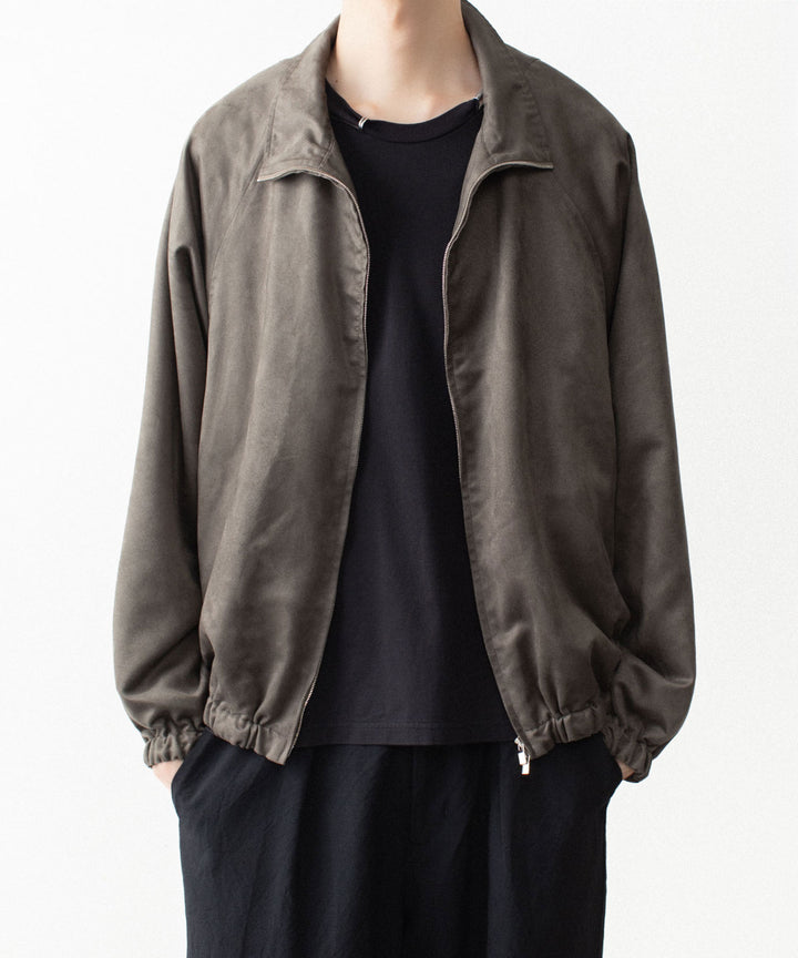 VEIN ヴェインのSYNTHETIC SUEDE TRACK JACKET - KHAKIの公式通販サイトsession福岡セレクトショップ