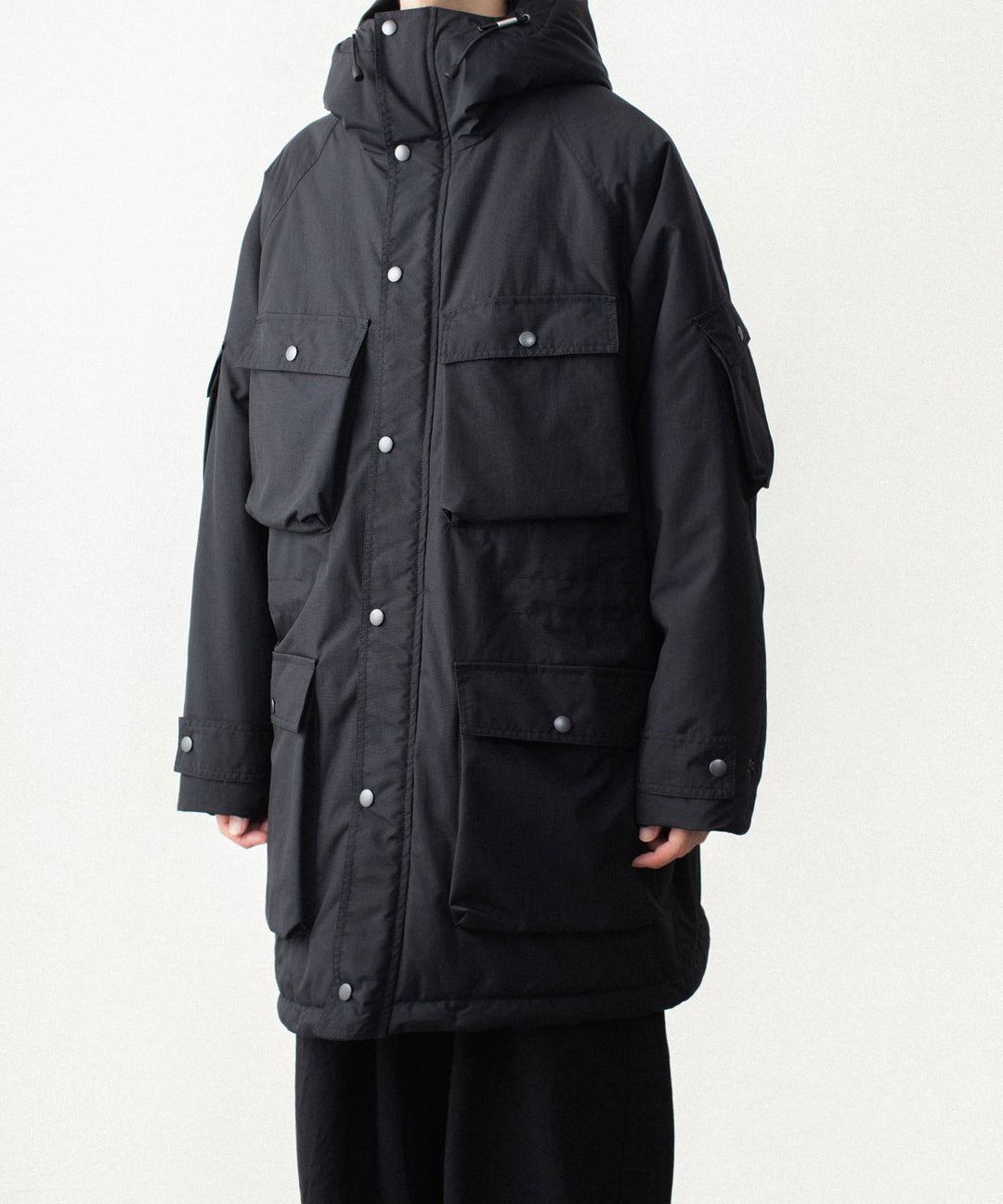 VEIN ヴェインのNY GROSGRAIN PADDED OVERCOAT - BLACKの公式通販サイトsession福岡セレクトショップ