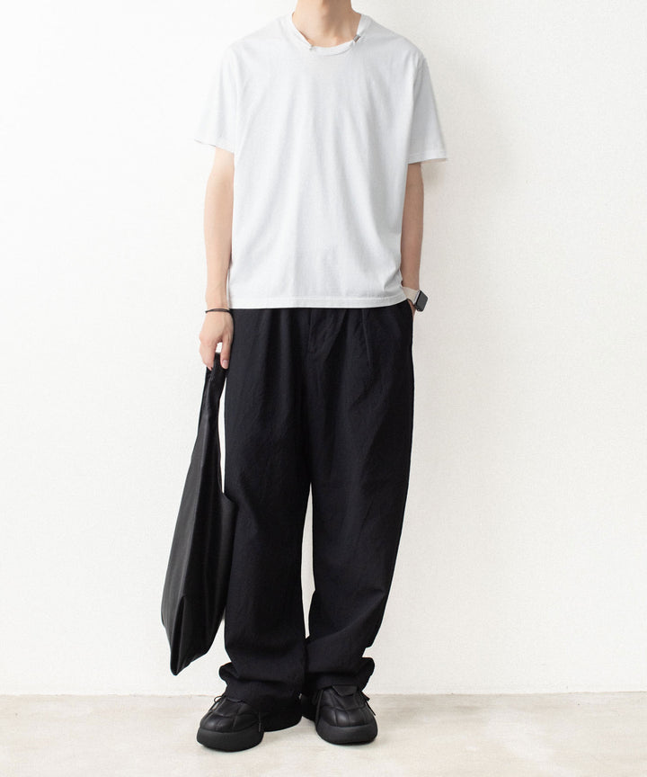VEIN ヴェインの100/3 SUEDE JERSEY PIERCED S/S TEE - WHITEの公式通販サイトsession福岡セレクトショップ