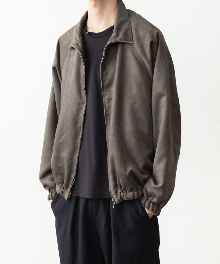 VEIN ヴェインのSYNTHETIC SUEDE TRACK JACKET - KHAKIの公式通販サイトsession福岡セレクトショップ