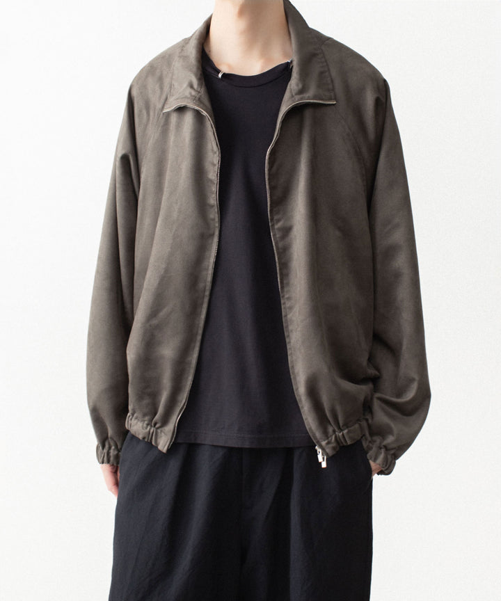 VEIN ヴェインのSYNTHETIC SUEDE TRACK JACKET - KHAKIの公式通販サイトsession福岡セレクトショップ