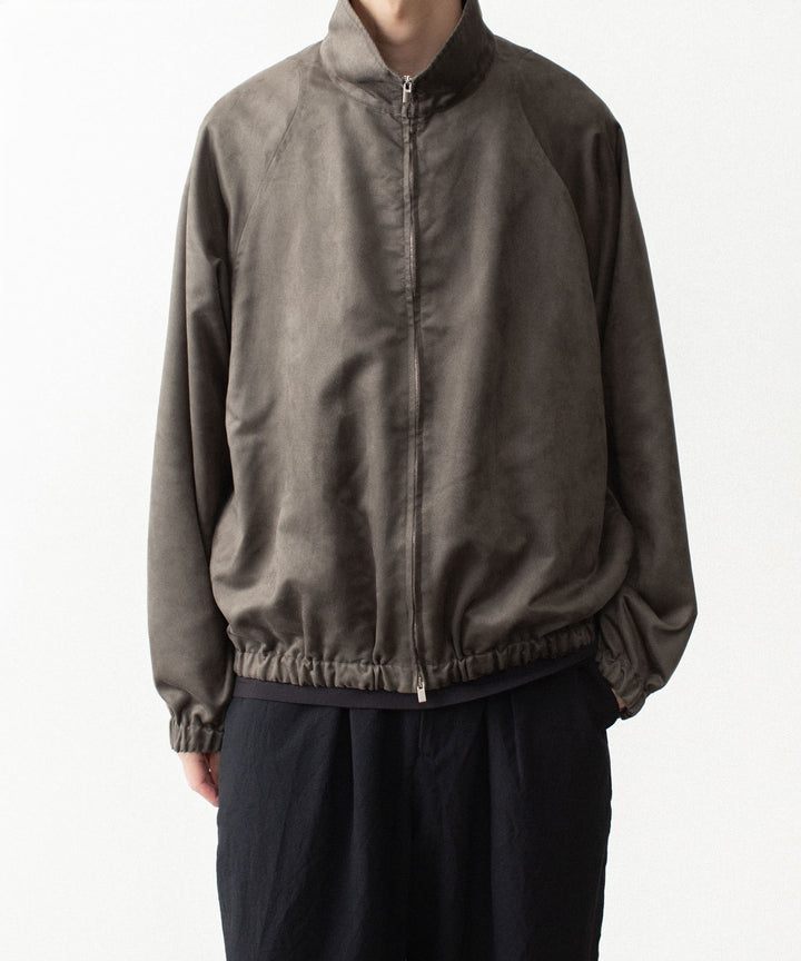 VEIN ヴェインのSYNTHETIC SUEDE TRACK JACKET - KHAKIの公式通販サイトsession福岡セレクトショップ