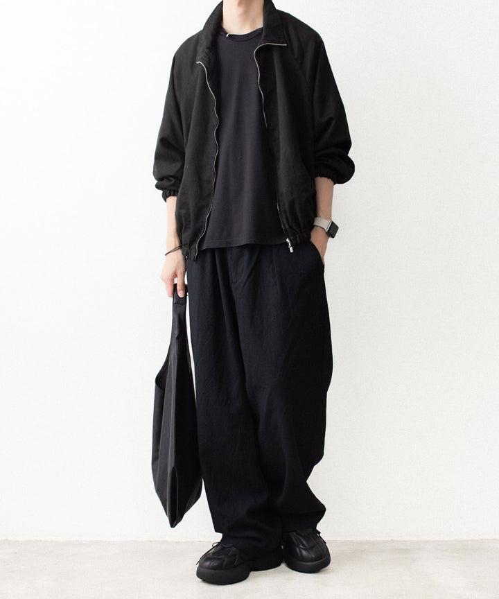 VEIN ヴェインのSYNTHETIC SUEDE TRACK JACKET - BLACKの公式通販サイトsession福岡セレクトショップ