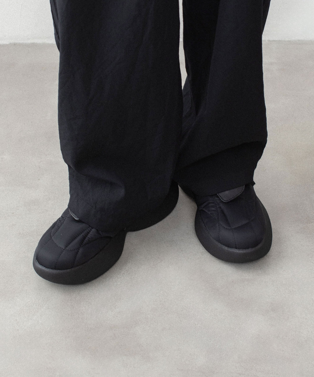 VEIN ヴェインのNY TWILL PUFFER CLEAT TRAINER - BLACKの公式通販サイトsession福岡セレクトショップ