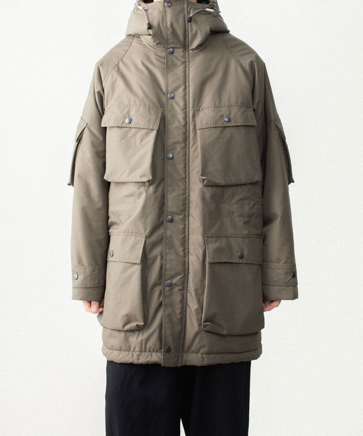 VEIN ヴェインのNY GROSGRAIN PADDED OVERCOAT - KHAKI GRAYの公式通販サイトsession福岡セレクトショップ