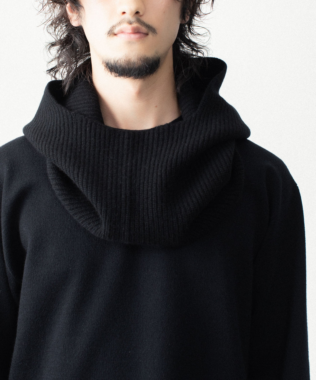 VEIN ヴェインのWOOL CASHMERE KNIT BALACLAVA - BLACKの公式通販サイトsession福岡セレクトショップ