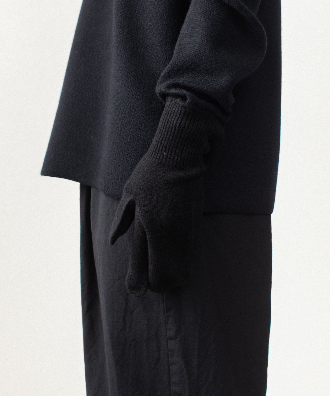 VEIN ヴェインのWOOL CASHMERE KNIT GLOVE - BLACKの公式通販サイトsession福岡セレクトショップ