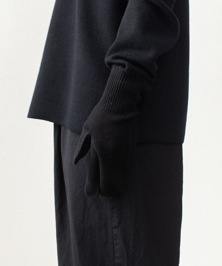 VEIN ヴェインのWOOL CASHMERE KNIT GLOVE - BLACKの公式通販サイトsession福岡セレクトショップ
