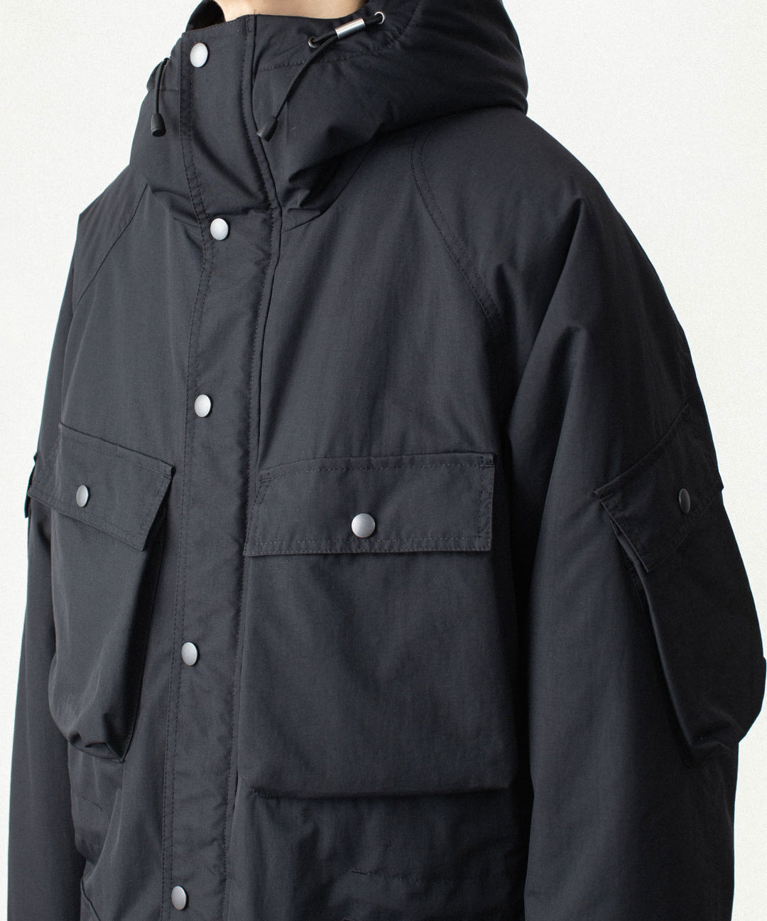VEIN ヴェインのNY GROSGRAIN PADDED OVERCOAT - BLACKの公式通販サイトsession福岡セレクトショップ