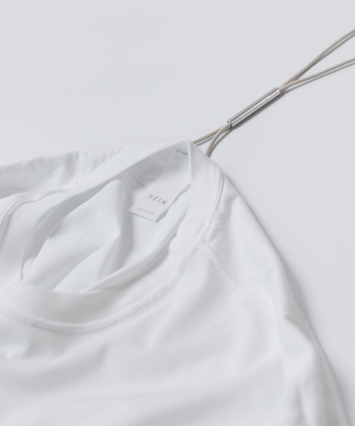 VEIN ヴェインの100/3 SUEDE JERSEY VESSEL S/S TEE - WHITEの公式通販サイトsession福岡セレクトショップ