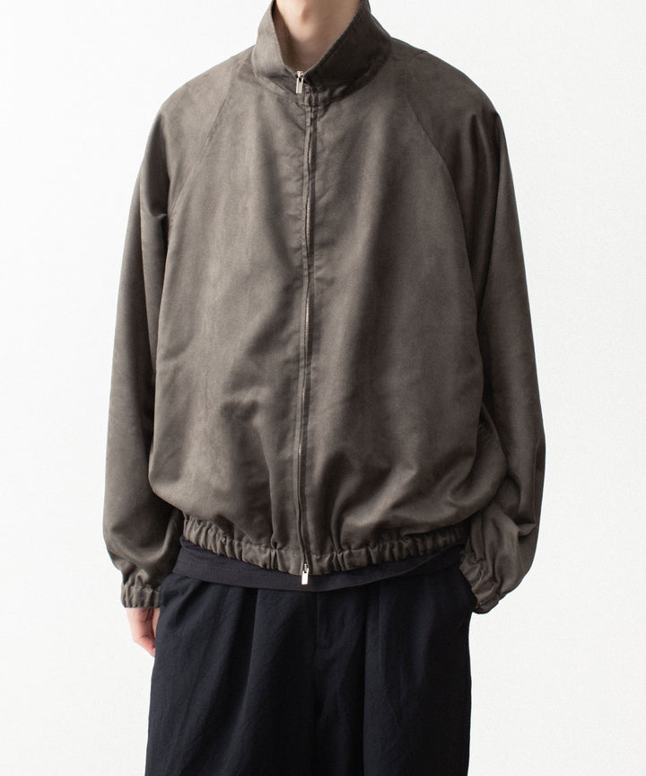 VEIN ヴェインのSYNTHETIC SUEDE TRACK JACKET - KHAKIの公式通販サイトsession福岡セレクトショップ