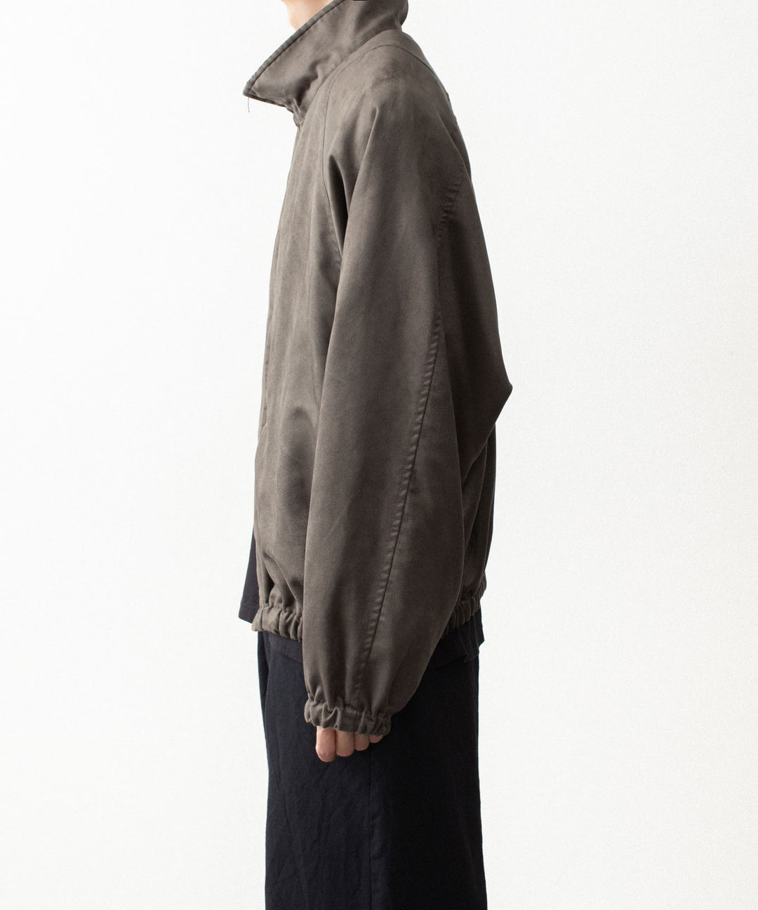 VEIN ヴェインのSYNTHETIC SUEDE TRACK JACKET - KHAKIの公式通販サイトsession福岡セレクトショップ