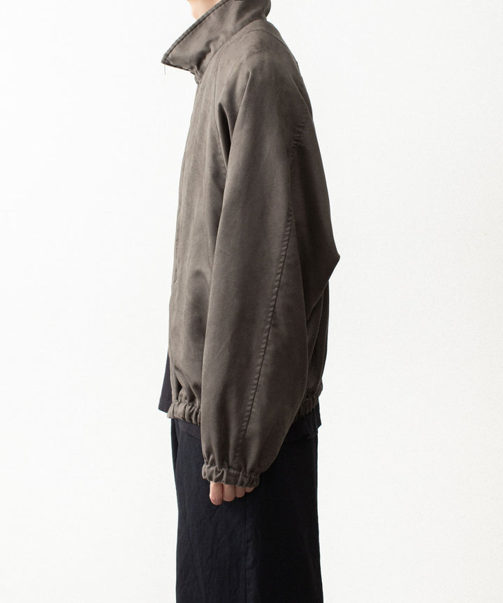 VEIN ヴェインのSYNTHETIC SUEDE TRACK JACKET - KHAKIの公式通販サイトsession福岡セレクトショップ