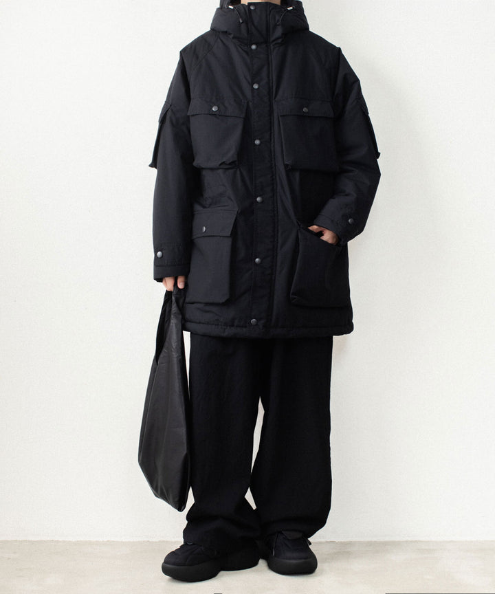 VEIN ヴェインのNY GROSGRAIN PADDED OVERCOAT - BLACKの公式通販サイトsession福岡セレクトショップ